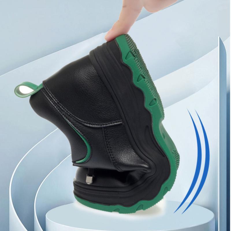 Autumn and Winter New Middle-aged and Elderly Leisure Travel Sports Shoes Comfortable Soft Leather Soft Sole Spring and Autumn Women's Shoes