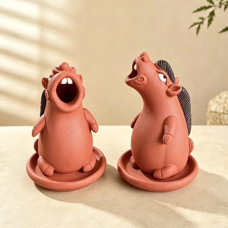 Incenses Stick Holders Backflow Incenses Burners Freestanding Decorative Accent for Office Desktop, Living Room, Bedroom, or Study