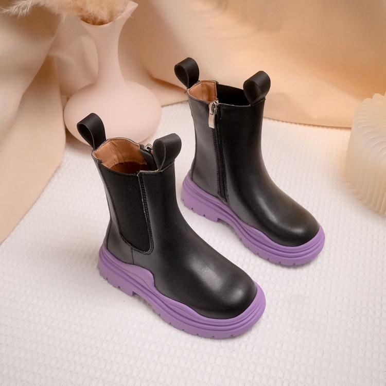 

Children S Martin Boots British Style Shoes Quality Leather Girls Leather Shoes Chelsea Short Boots Ankel Boots Children S Shoes 26