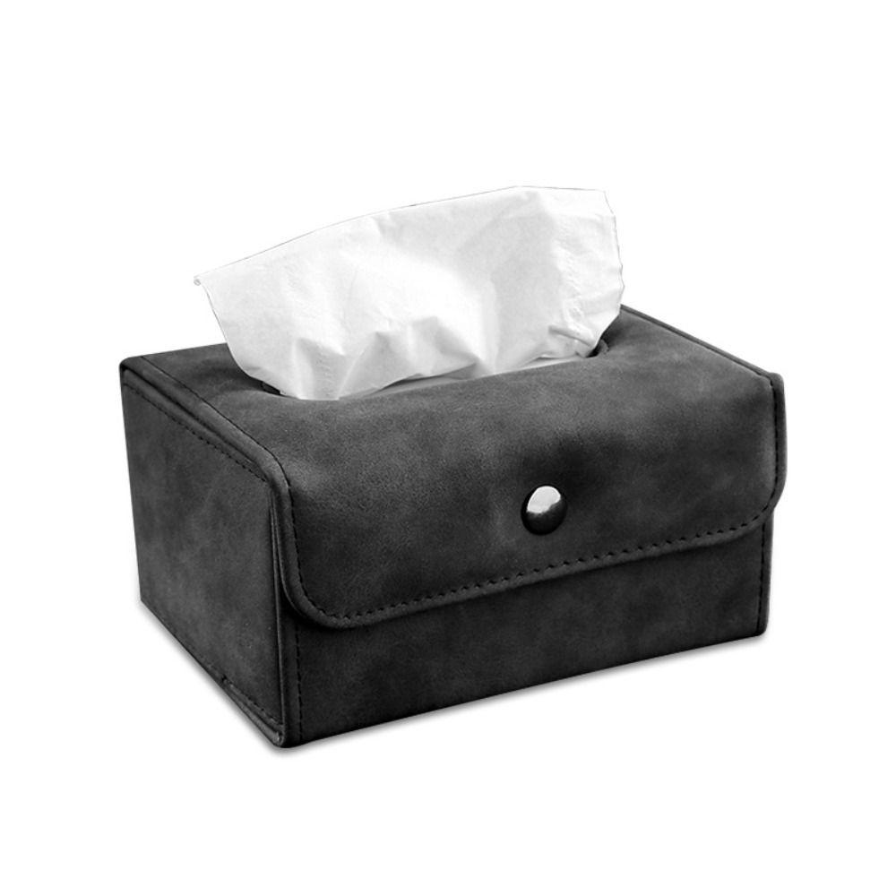 Fix Strap Backseat Tissue Case Folding Design Car Tissue Box  Vehicle Organization