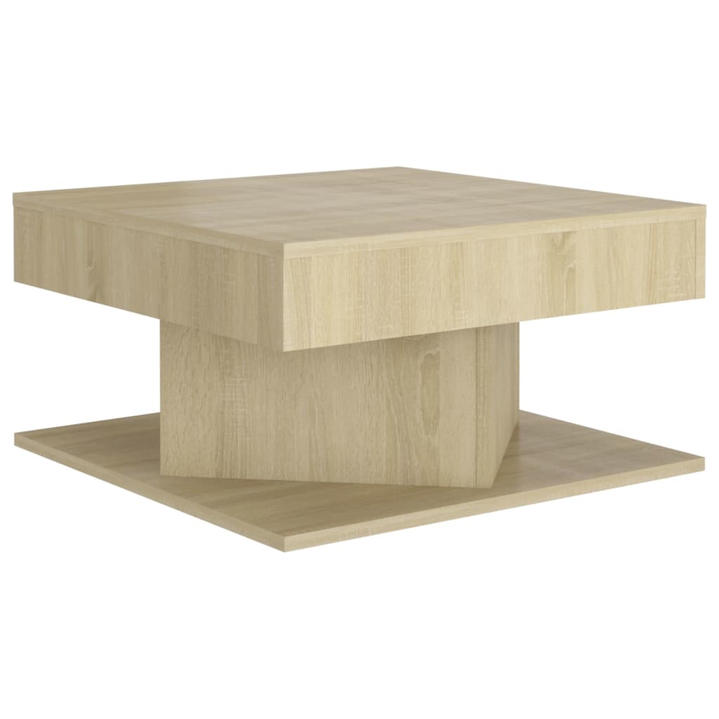 Sofatisch Für Gäste, Wohnzimmertisch, Kreativer Dekorationstisch, 57x57x30 Cm Furniertes Holz