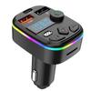 Bluetooth V5.3 Car FM Transmitter & Charger with MP3 Playback and Hands-free Calling