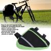 Bike Triangle Bag Durable Multifunctional Bicycle Bag Nylon Bicycle Accessories for Outdoor CyclingGreen