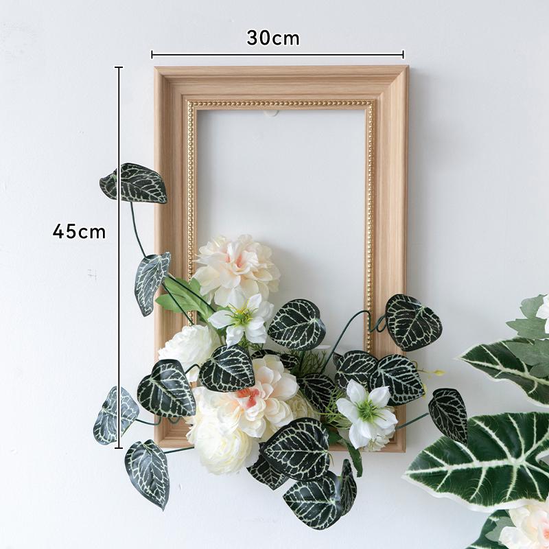 Floral Art Photo Frame Set for Wall and Window Decoration