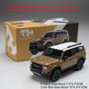 1:64 Mini Scale 911 GT3 R Land Cruiser Alloy Body Rubber Tires Engine Hood Openable Sports Cars Models Toys for Children's Gifts