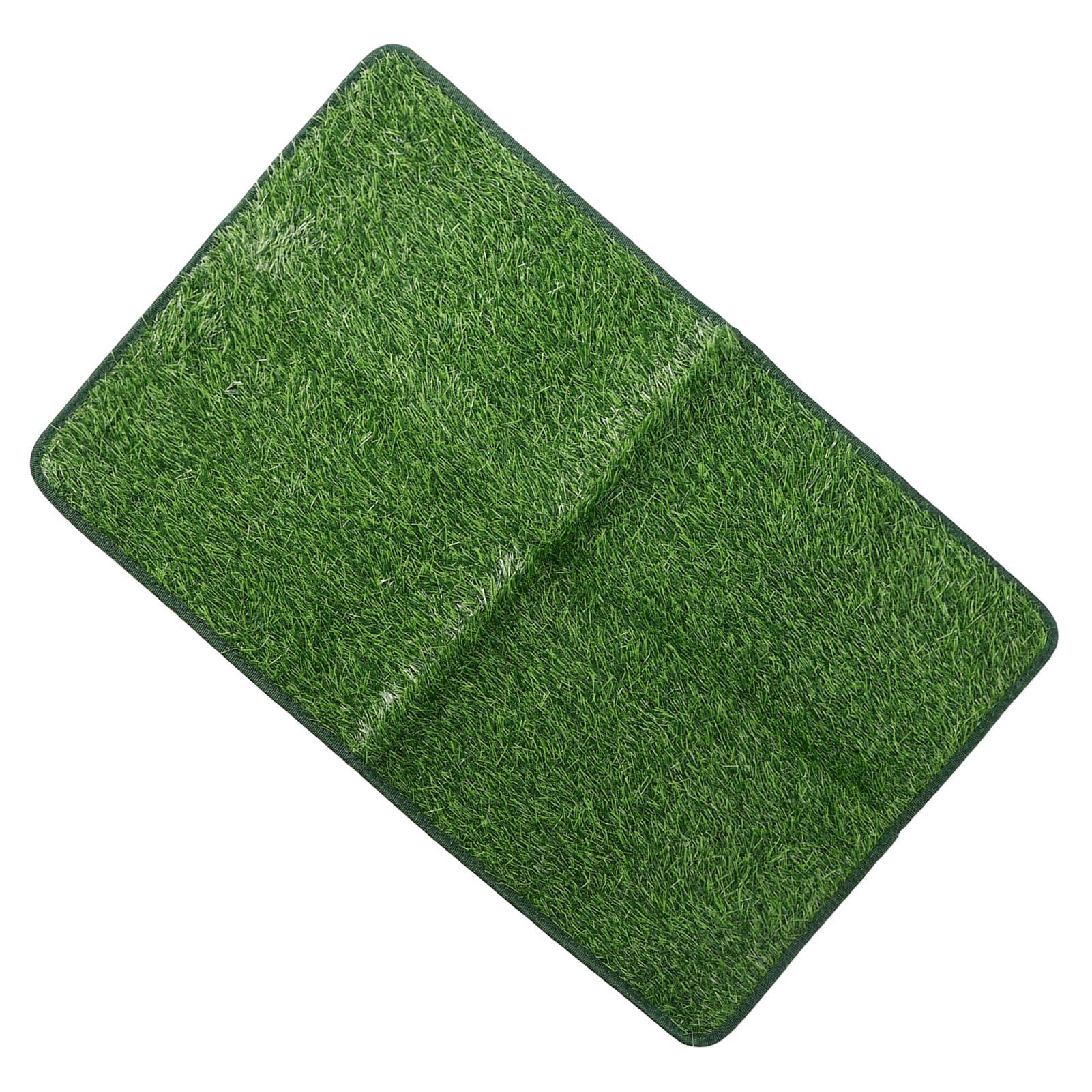 

Artificial Grass Dog Pee Pad Large Size Prevent Slip Soft Comfortable Reusable Dog Potty Training Rug Mat for Indoor