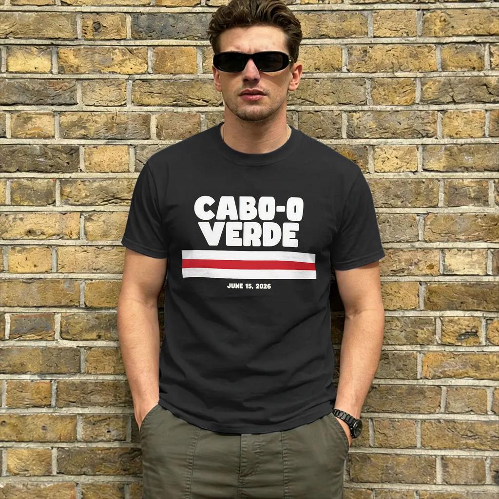 Cabo Verde Vozinha Tshirt Summer Popular T Shirts Adult Cotton Oneck Plus Size Top Tees Short Sleeves Y2k Basic Tops