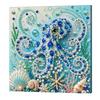Ocean Theme DIY Pearl Diamond Painting Art Kit, Turtle Jellyfish Marine Animal Pearl Beads Art Craft Set, for Adults & Beginners