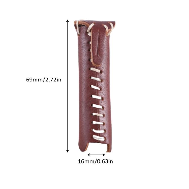 Leather Cue Head Protectors Snooker Cue Tip Cover Billiard Stick Protections Cover
