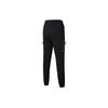 Knitted Sweatpants Men's Black Thickened Cuffed Pants 530297-01