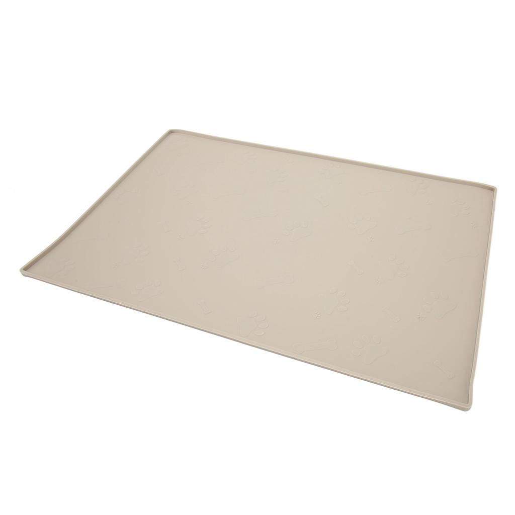 Pet Feeding Mat Prevent Spill Washable Dishwasher Safe Slip Proof Silicone Large Dog Placemat for