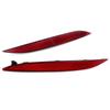 1Pair Left & Right Red Bumper Reflex Reflector Light Lamp 1034342-00-C 1034343-00-C for Tesla Model X 2016-