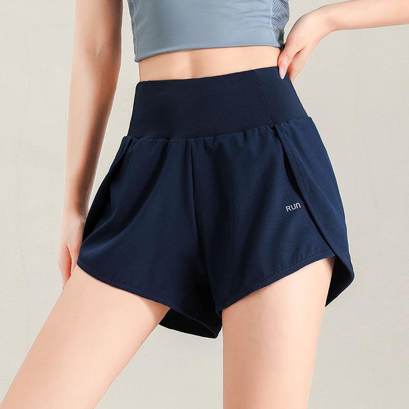 Women's 2025 Ice Silk Quick-Dry Sports Set: Short-Sleeve Top & Shorts for Running, Gym, Yoga