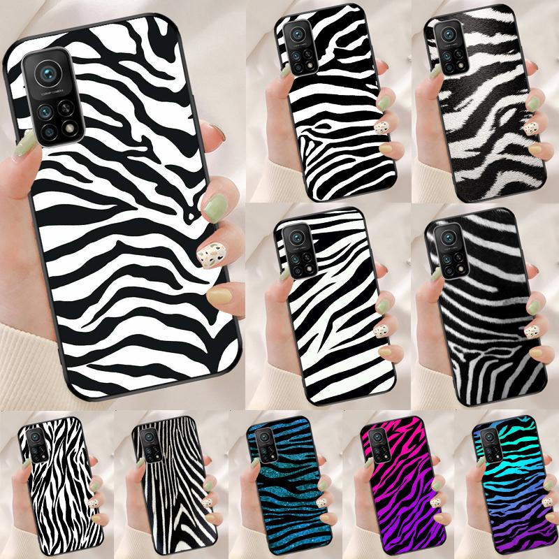 Zebra Skin Print Cover For Xiaomi 14 Ultra 15 13 11T 12T 13T 14T Pro POCO X7 Pro X3 X5 X6 M6 F5 F6 Pro Case