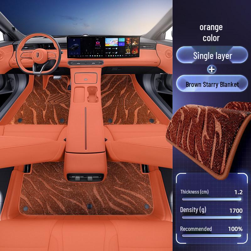 Full Coverage Floor Mats & Trunk Mat for Hongqi HS6 PHEV - 26 Models