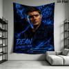 supernatural Wall Tapestry Aesthetic Wall Hanging Printed Fabric Blanket Decorative Tapestries for Bedroom Living Room Home Decor