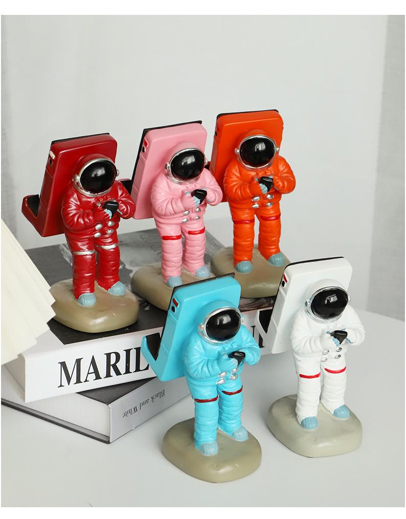 Resin Astronaut Phone Holder & Desktop Ornament