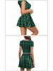 Plaid Short Skirt Suit - Women's St. Patrick's Day Casual European & American Style (2026)