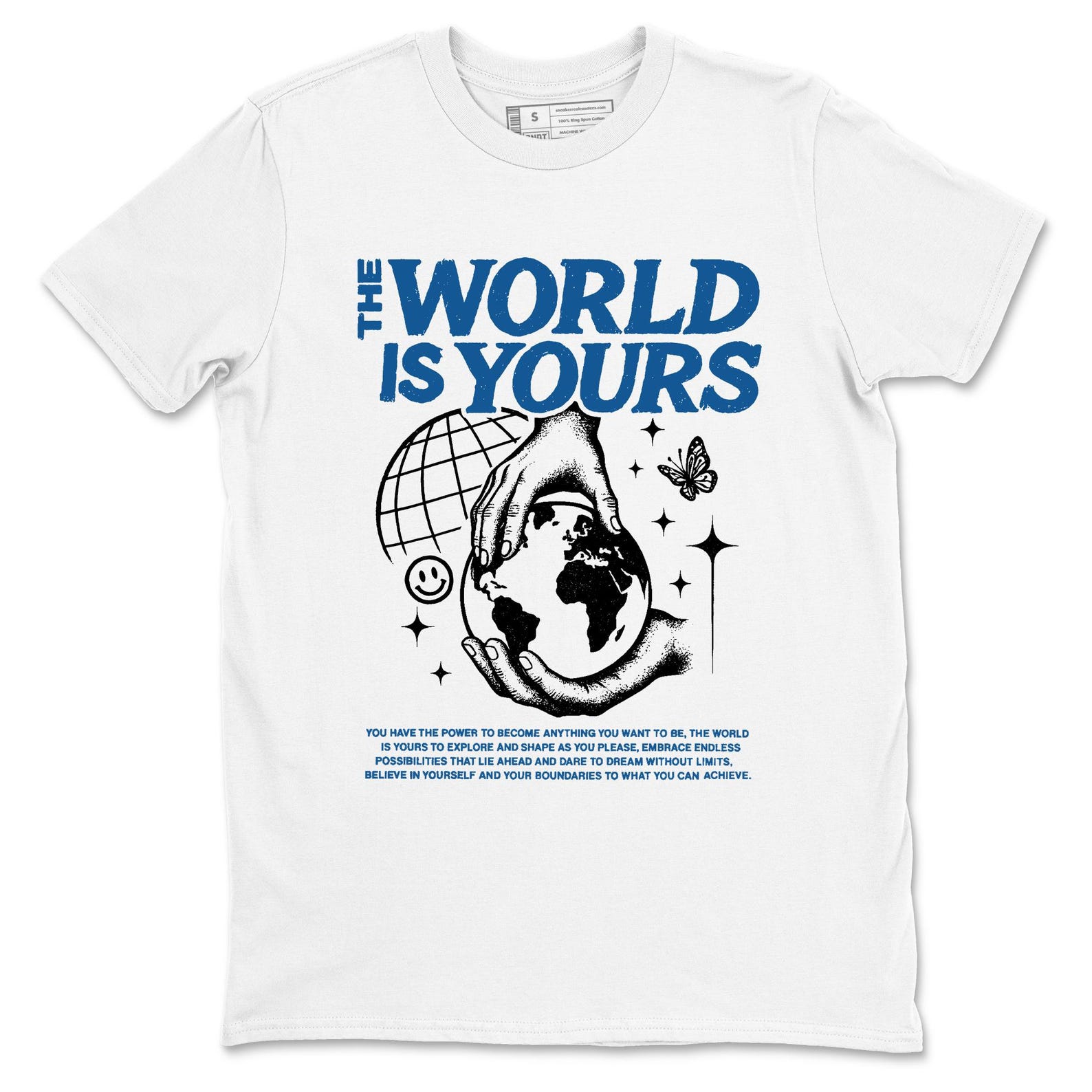 The World Is Yours graphic tee. Streetwear graphic T-Shirt. Matching 1s Fragment S
