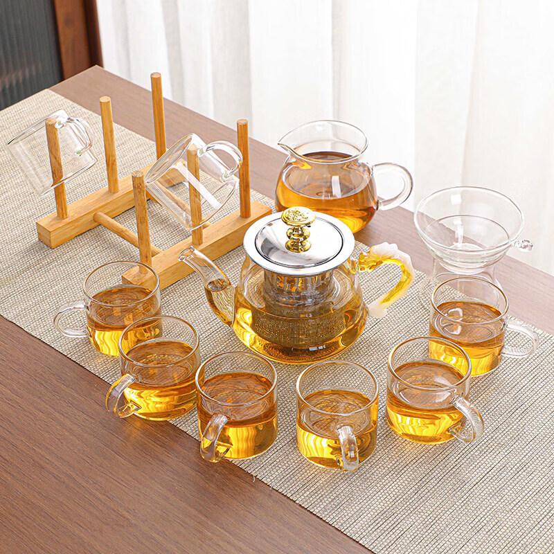 Sichun Heat-Resistant Glass Kung Fu Tea Set
