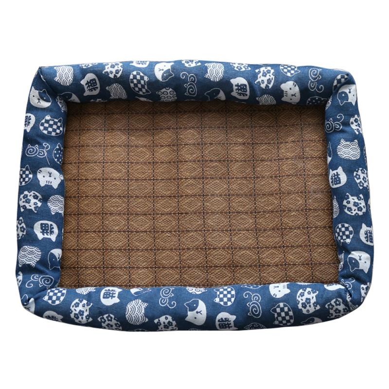 Summer Pet Cooling Mat Square Breathable Dog Cat Bed Cushion Pet Products Accessories