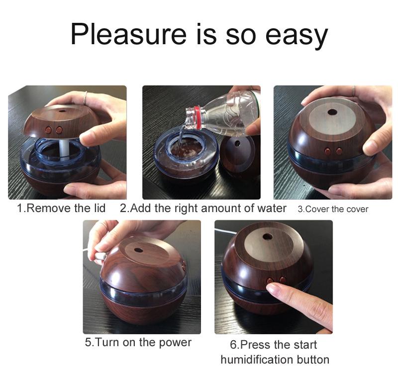 Compact USB Mini Humidifier & Air Purifier for Home/Desktop – OEM Compatible