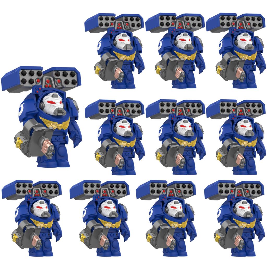 11 piezas NUEVO Caballeros Ángeles de la Guerra Ultramarines Templarios Soldados de Guerra Mini Figuras de Acción Modelo Juguetes para Niños Regalo