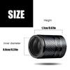 Aluminum Alloy Car Tire Valve Caps with Plastic Liner Universal Auto Motorcycle Bike Valve Dustproof Cover for Schrader Valve