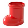 Cute Boot-Shaped Storage Box Large Capacity Organizer for Makeup Brushes Pens Decorative Desktop Decor for Home Office