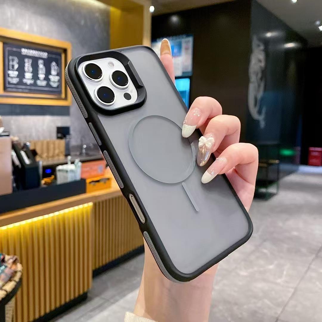 

Suitable for Apple 16, Dual-color Skin-feel, Fine-ring Magnetic Case, Ip16/15/14pm Style Armor Full Cover Protective Case Apple 16e