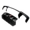MagicKit for BMW 5 Series F10 M Sport Bumper 10-16 Carbon Look Rear Diffuser with LED Light