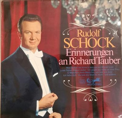 LP Record RUDOLF SCHOCK  Erinnerungen An Richard Tauber 27223OU EURODISC Germany Classical Used