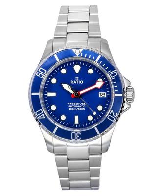 FreeDiver Sapphire Stainless Steel Blue Dial Automatic RTF043 200M Men's Watch