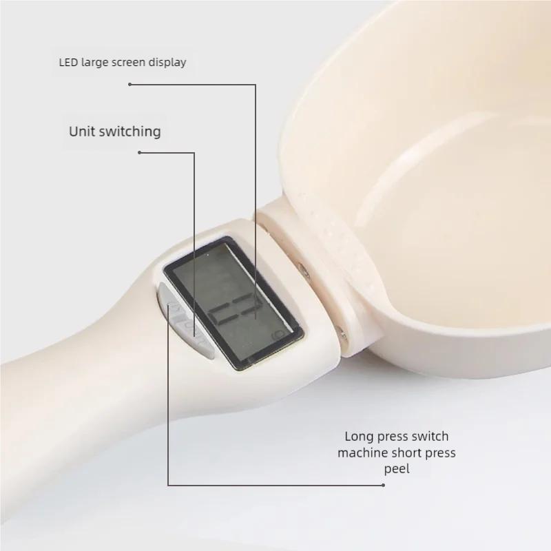 Pet Food Measuring Spoon Scale, Kitchen Digital Food Measuring Spoon, Suitable for Cat and Dog Food Measuring Spoon