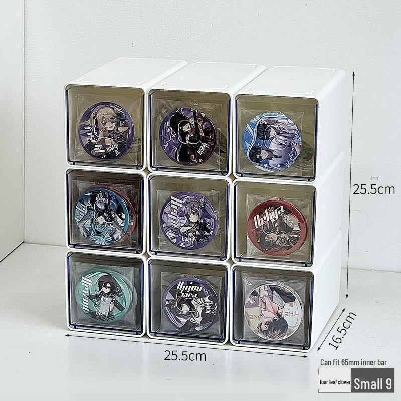 Baji 75mm Acrylic Drawer-Style Storage Box – Transparent, Moisture-Proof, Large Capacity