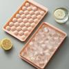 Round Ice Cube Mold with Lid - Ice Ball Maker for Home Refrigerator
