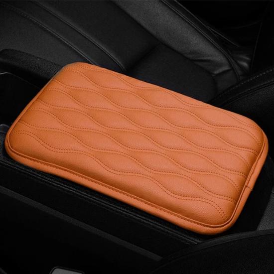 Car Leather Armrest Cushion Universal Pad Center Console Box Protect Trim Cover