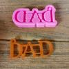 Dadword Key Chain Silicone Resin Mold Piece Shiny Silicone Heart Mold Silicone Keychain Mold Jewelry Craft Accessories