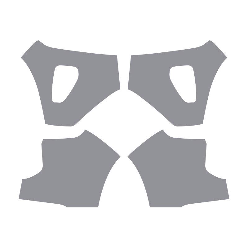 NIO ES8 Vorgeschnittene TPU Transparente Unsichtbare Schutzfolie für Stoßfänger vorne und hinten