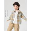 Right European Boys' Academy Plaid Long-Sleeve Shirt 2026 Spring and Autumn New Children's Clothing Baby Top Long-Sleeve Shirt