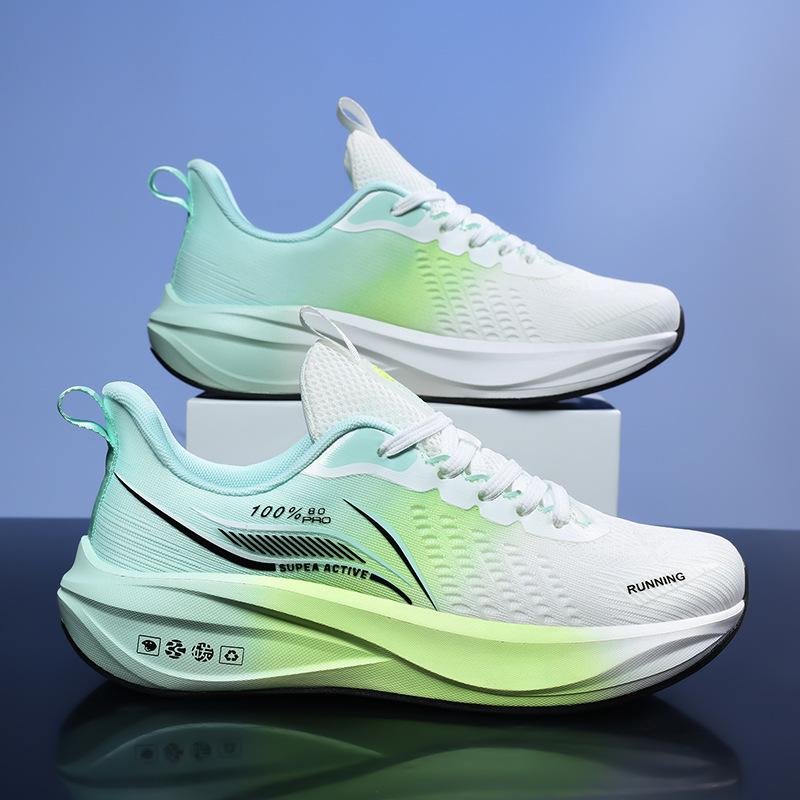 2025 New Ultra-light Mesh Breathable Racing Running Shoes Men's Shock Absorption and Non-slip Student Casual Jogging Sports Shoes Tide