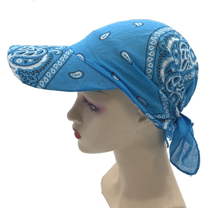 Women India Muslim Retro Floral Cotton Towel Cap  Turban Baseball Hat Wrap