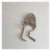 Cute Baby Girl Hat with Braids Brim Winter Warm Knitted Earflap Cap Fashion Beanie for Toddler Soft Yarn Crochet Infant Hat