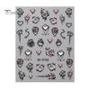 Easy Application Nail Wraps Halloween 3D Embossed Stickers, Skeleton Hand Pumpkin Spider Bat Fingertip Art Decals, Gothic Manicure Decoration