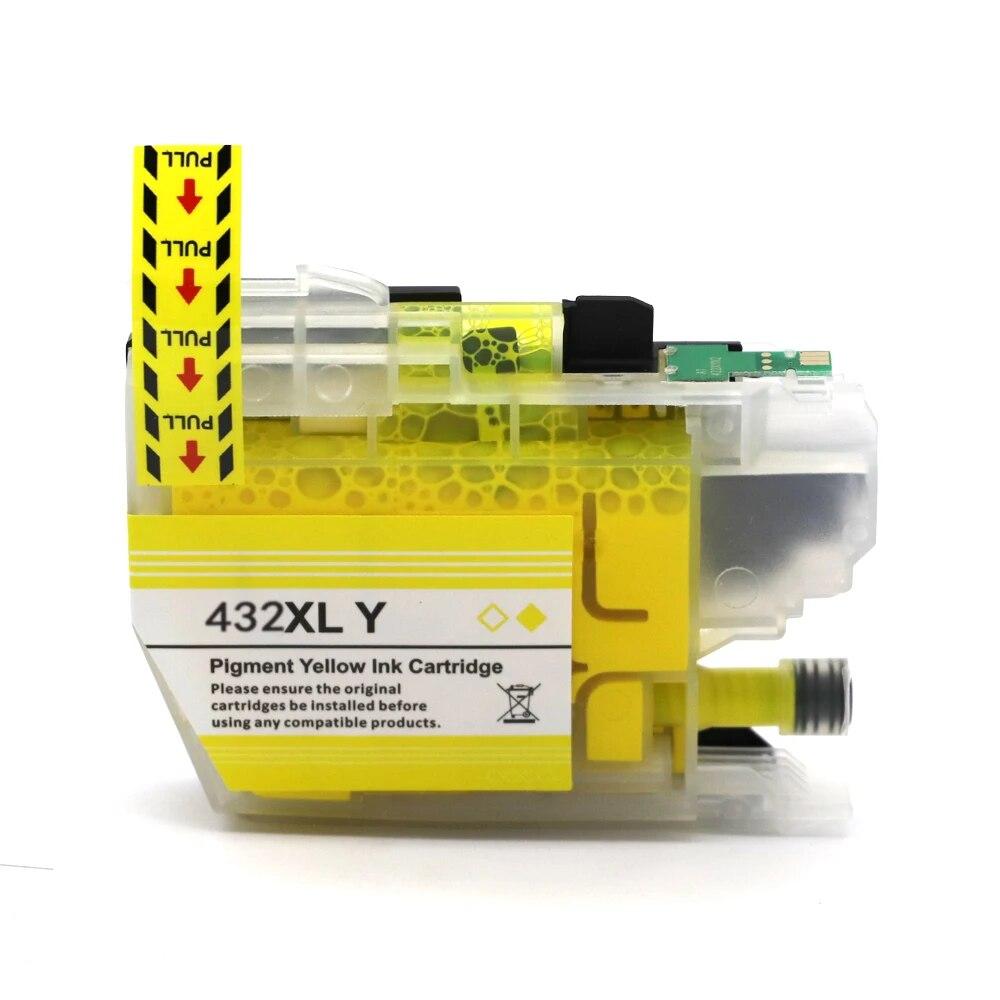 

Сумісні чорнильні картриджі LC432XL, що містять чорнило для принтера Brother MFC-J5340DW MFC-J5740DW MFC-J6540DW MFC-J6740DW J6940DW yellow