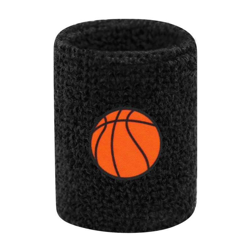1PCS Basketball & Soccer Sports Wristbands - High Elasticity Breathable Gym Wristbands with Ball & Player Design