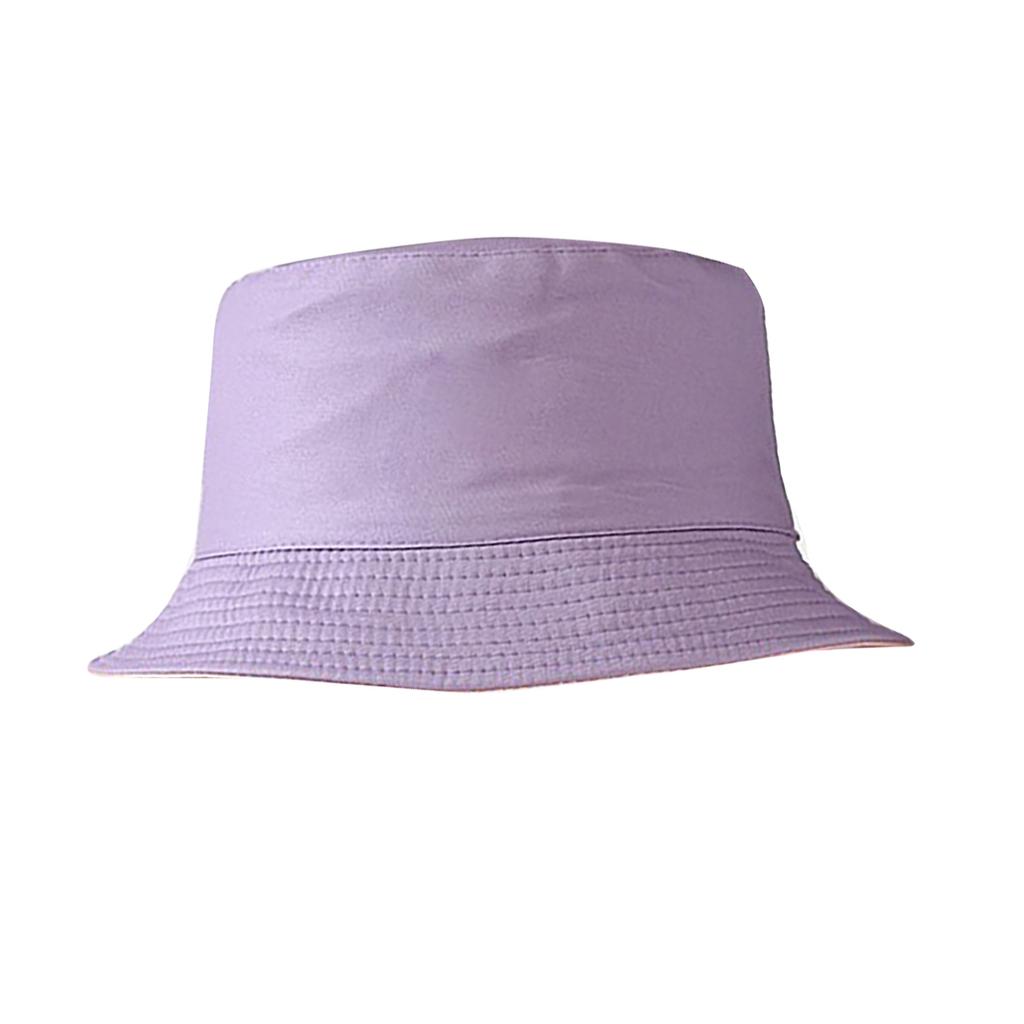 Reversible Bucket Hat - Double-Sided Streetwear Sun Hat for Outdoor Travel