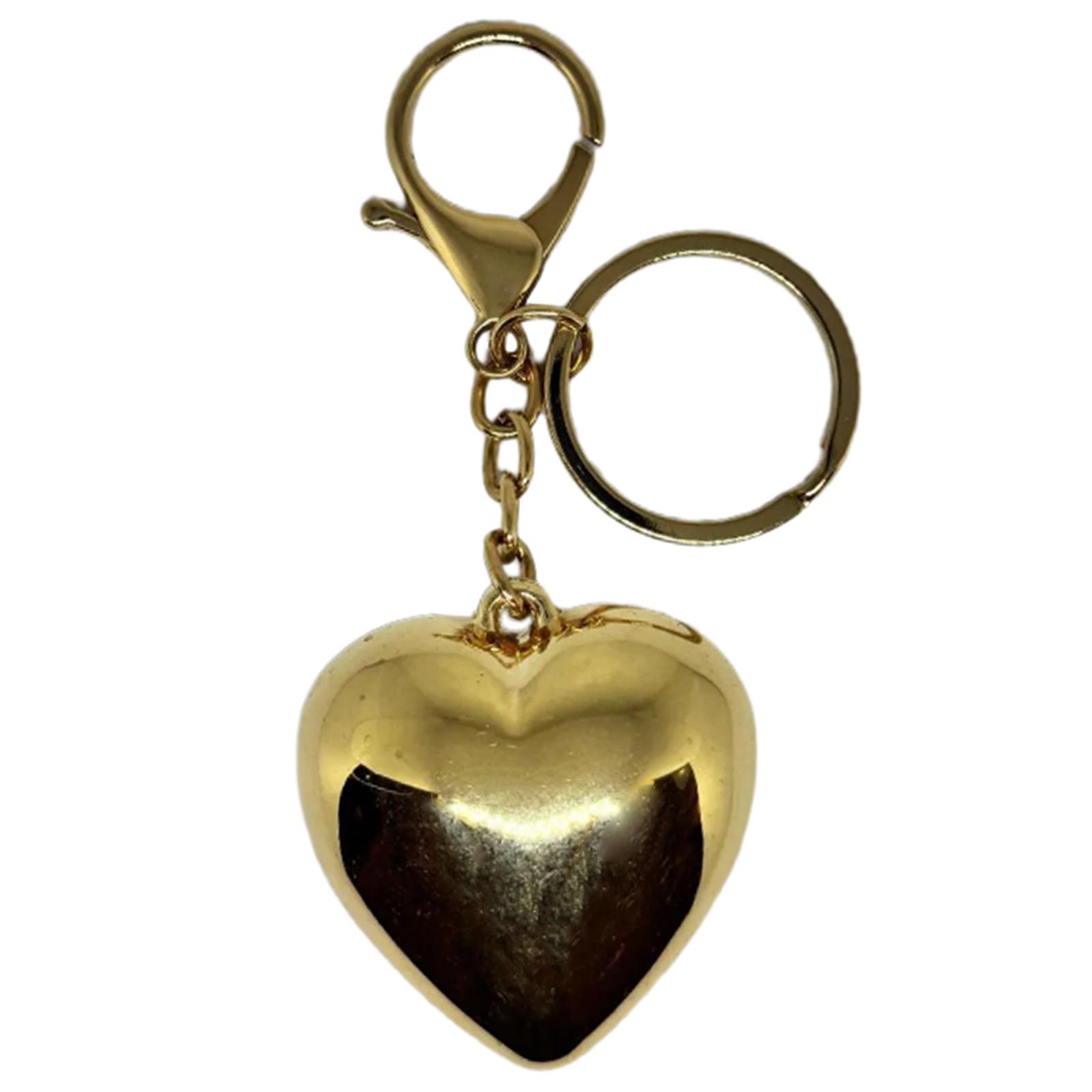 

Стильный брелок в форме сердца с любовью, привлекательный брелок для ключей, сумка, очаровательные украшения, модный металлический кулон для рюкзаков золотой