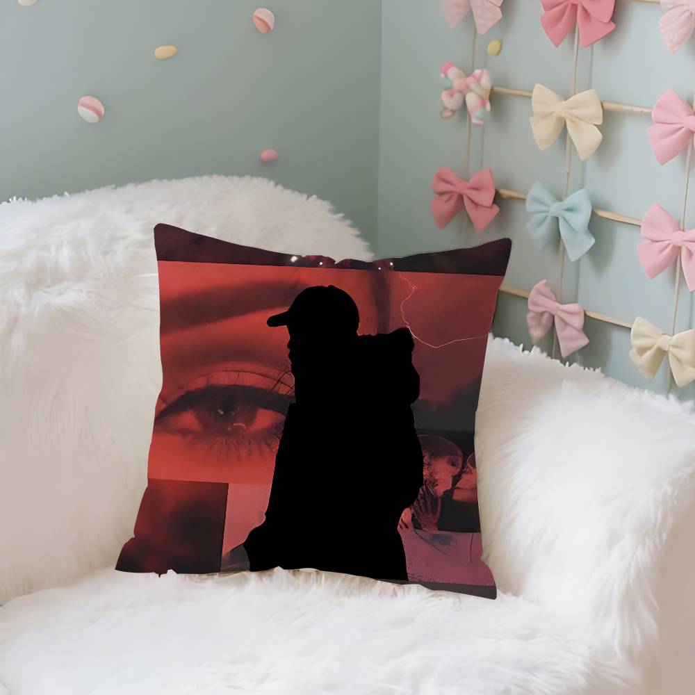 Damso The Life Vie Case Plush Fabric Soft Pillowcase Double Sided Print Cushion Cover Household Gifts