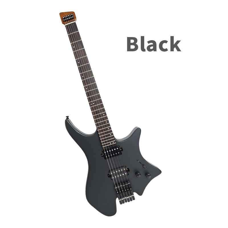 Entry-Level Rock Electric Guitar with Solid Wood & Carbonized Neck